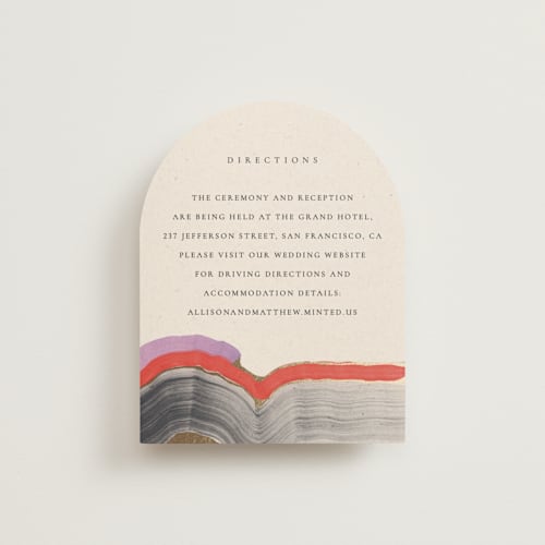 This is a gem enclosure cards with foil pressed by Sumak Studio called agate printing on signature in standard