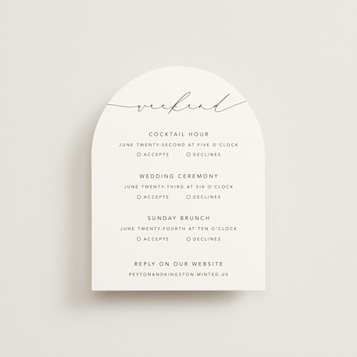 This is a inked rsvp cards with standard by Design Lotus called join together printing on signature in standard