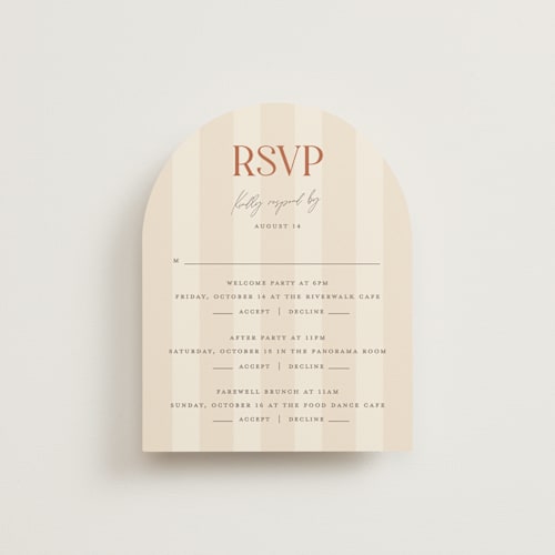 This is a butter rsvp cards with standard by Pixel and Hank called ambrosial printing on signature in standard