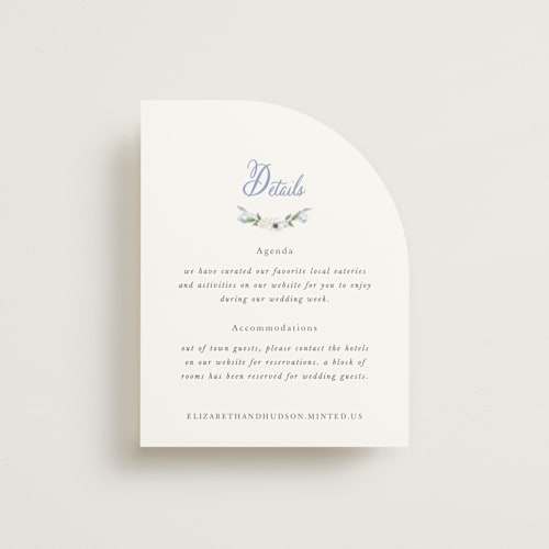 This is a periwinkle enclosure cards with standard by Design Lotus called sweethearts printing on signature in standard