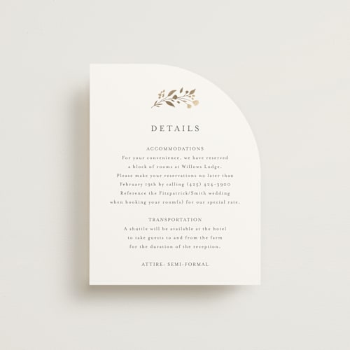 This is a cloudy enclosure cards with foil pressed by Jennifer Postorino called embrace printing on signature in standard