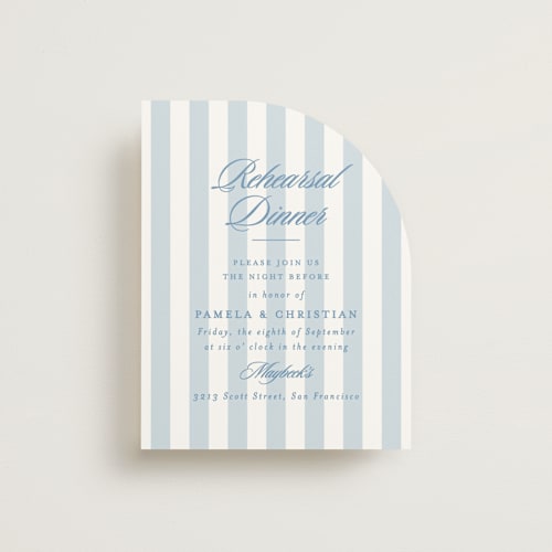 This is a capri reception cards with standard by Creo Study called scripted printing on signature in standard