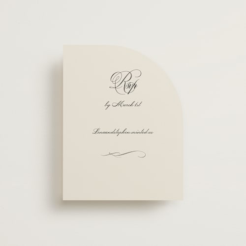 This is a night rsvp cards with standard by Ani Somi called old fashioned printing on signature in standard