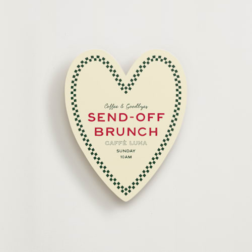 This is a pizzeria enclosure cards with standard by Ani Somi called trattoria printing on signature in standard