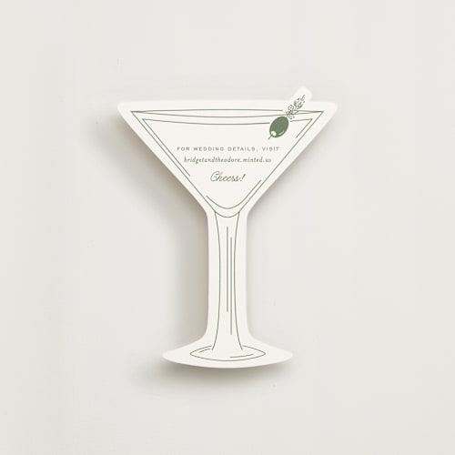 This is a leaf enclosure cards with standard by Kate Ahn called court printing on signature in standard