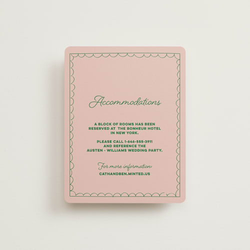 This is a avocado enclosure cards with standard by Helena Vitto called crazy little thing called love printing on signature in standard