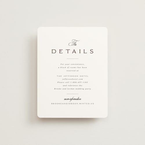 This is a tuxedo enclosure cards with standard by Orasie called side by side printing on signature in standard