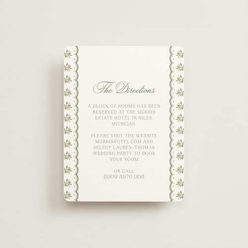 This is a petal enclosure cards with standard by Lisa Joanna Harrison called summer fields printing on signature in standard