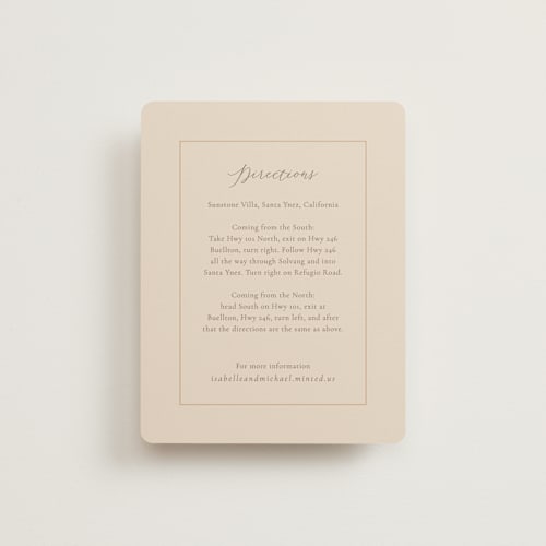 This is a sky enclosure cards with standard by Sabrin Deirani called magnolias printing on signature in standard