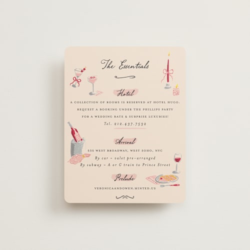 This is a cherry enclosure cards with standard by Sarah Rosenthal called velvet cherry printing on signature in standard