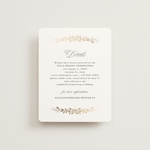 This is a diamond enclosure cards with foil pressed by Kate Ahn called lake como printing on signature in standard