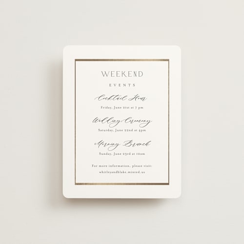 This is a cotton enclosure cards with foil pressed by Stacey Meacham called luster printing on signature in standard