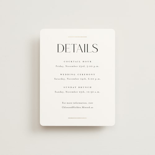 This is a sugar enclosure cards with foil pressed by Jessica Williams called idyllic printing on signature in standard