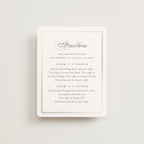 This is a linen enclosure cards with foil pressed by Erica Krystek called timeless printing on signature in standard