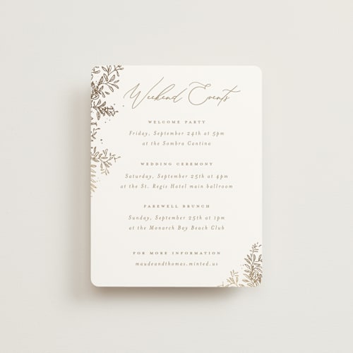 This is a porcelain enclosure cards with foil pressed by Leah Bisch called reflection printing on signature in standard