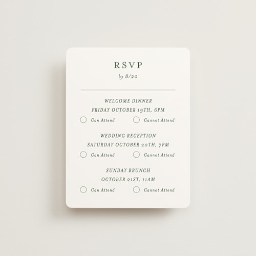 This is a sap rsvp cards with standard by Becky Nimoy called gates and pillars printing on signature in standard