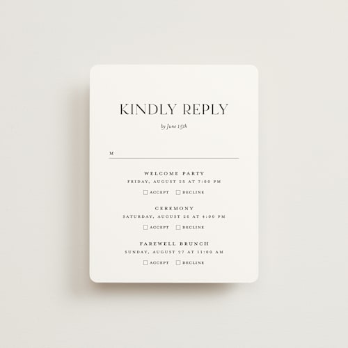 This is a porcelain rsvp cards with standard by Eric Clegg called have and hold printing on signature in standard