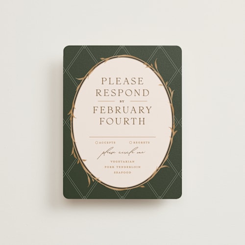 This is a forest floor rsvp cards with standard by Erin L. Wilson called disney's snow white someday printing on signature in standard