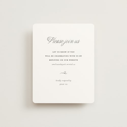 This is a snow rsvp cards with standard by Pixel and Hank called terra printing on signature in standard
