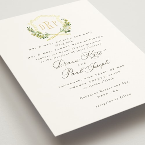 This is a skagit wedding invitations with standard by Claudia Orengo called lavender printing on signature in standard