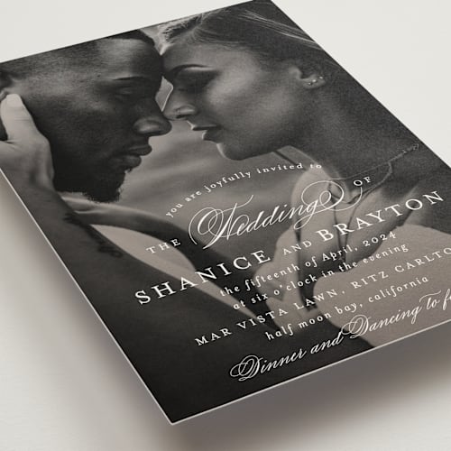 This is a cloud wedding invitations with standard by Mansi Verma called soft overlay printing on signature in standard