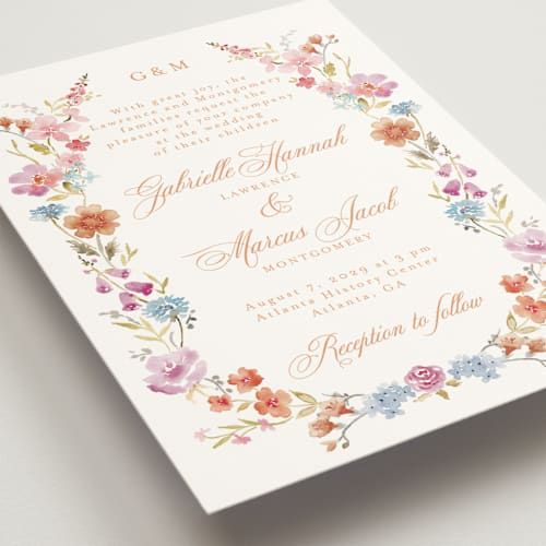 This is a aperol wedding invitations with standard by Petra Kern called everlasting romance printing on signature in standard
