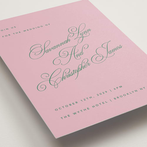 This is a strawberry wedding invitations with standard by Kelly Watkins called vivid printing on signature in standard