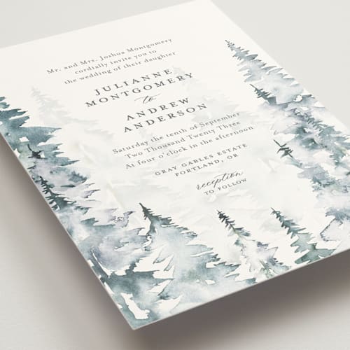 This is a ocean wedding invitations with standard by Petra Kern called grand escape printing on signature in standard