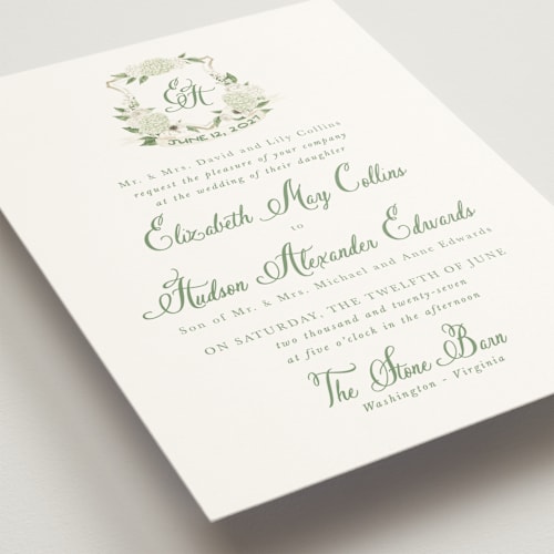 This is a limelight wedding invitations with standard by Design Lotus called sweethearts printing on signature in standard