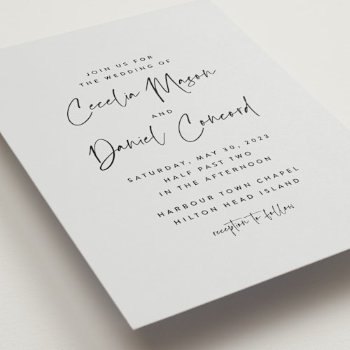 This is a frost wedding invitations with standard by Lea Delaveris called in this together printing on signature in standard