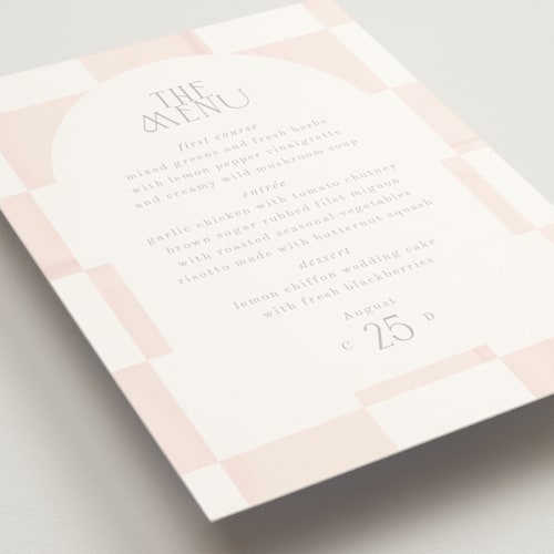 This is a cloud menu cards with standard by Baumbirdy called checker wash printing on signature in standard