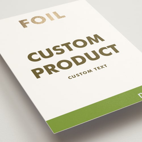 This is a golden menu cards with foil pressed by Minted Custom called portrait printing on signature in standard