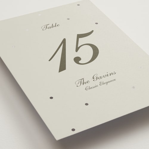 This is a fog table numbers with foil pressed by Baumbirdy called pearls printing on doublethick in standard