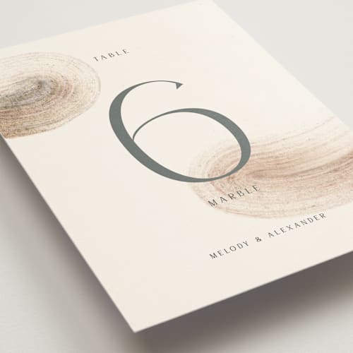This is a sand table numbers with standard by Sumak Studio called gentleness printing on doublethick in standard