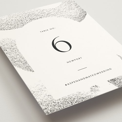 This is a ink table numbers with standard by Blustery August called forever printing on doublethick in standard
