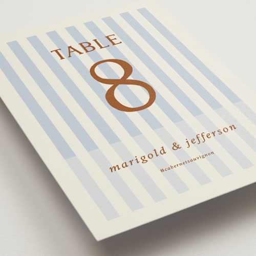 This is a wave table numbers with standard by Kelly Watkins called stripes printing on doublethick in standard