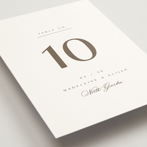 This is a latte table numbers with standard by Cara Scott called whimsy printing on doublethick in standard