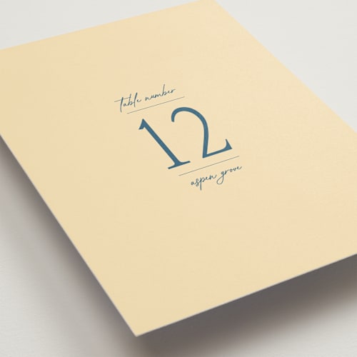 This is a lake table numbers with standard by Jen Ramsey called classic and floral printing on doublethick in standard