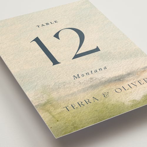This is a meadow table numbers with standard by Holly Whitcomb called bluestem fields printing on doublethick in standard