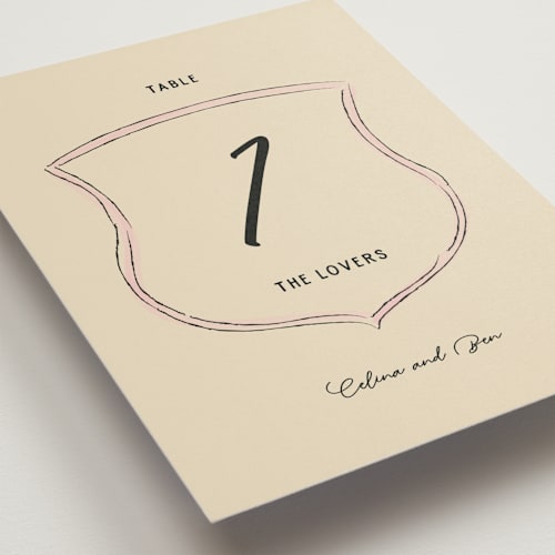 This is a linen table numbers with standard by Helena Vitto called modern fairy tale printing on doublethick in standard
