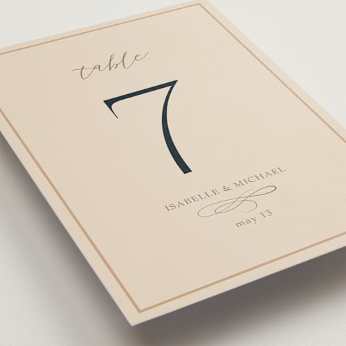 This is a sky table numbers with standard by Sabrin Deirani called magnolias printing on doublethick in standard