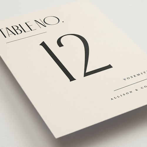 This is a daydream table numbers with standard by Pixel and Hank called all type printing on doublethick in standard