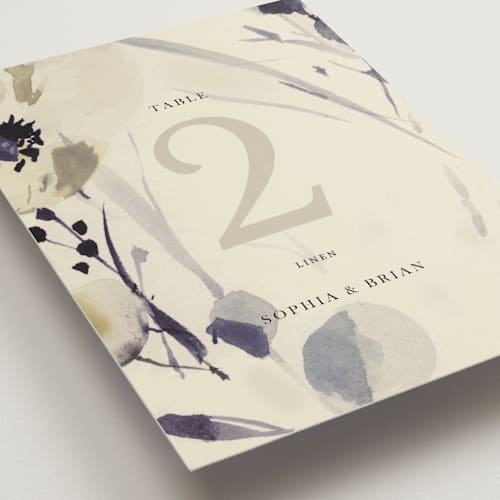 This is a almond table numbers with standard by Peony Rose Design called linen and cloth printing on doublethick in standard