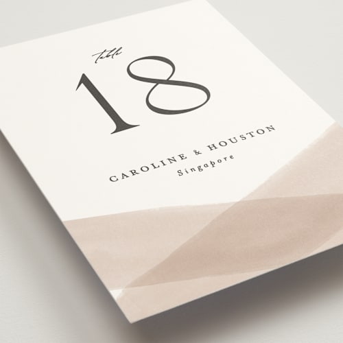 This is a snow table numbers with standard by Erin L. Wilson called getaway printing on doublethick in standard