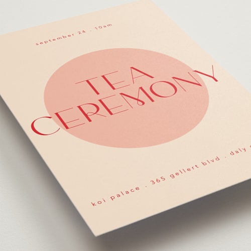 This is a blossom wedding invitations with standard by Hudson meet Rose called unity printing on signature in standard