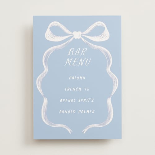 This is a bluebell graduation party decorations with standard by chocomocacino called cupolini printing on doublethick in 5x7