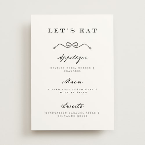 This is a ink graduation party decorations with standard by Petra Kern called floristica printing on doublethick in 5x7