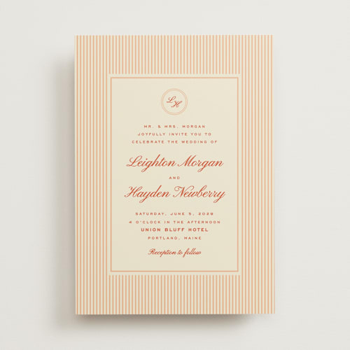 This is a spritz wedding invitations with standard by Ellen Schlegelmilch called hayden printing on signature in standard