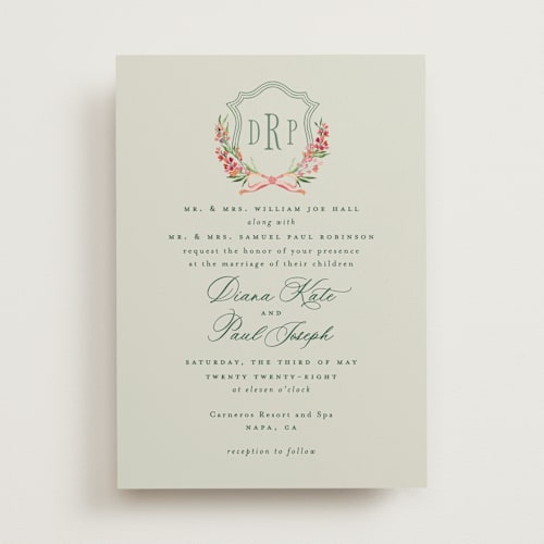 This is a keukenhof wedding invitations with standard by Claudia Orengo called lavender printing on signature in standard