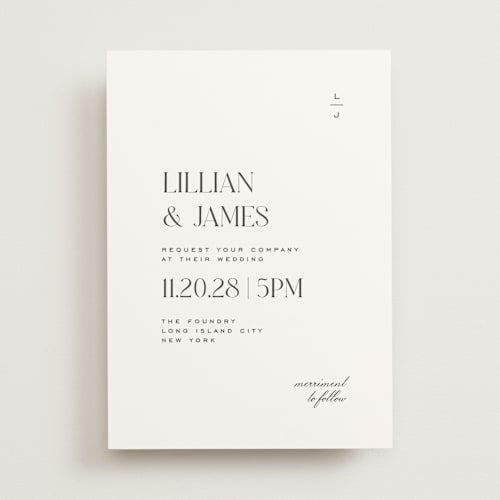 This is a diamond wedding invitations with standard by Heather Cairl called clarity printing on signature in standard